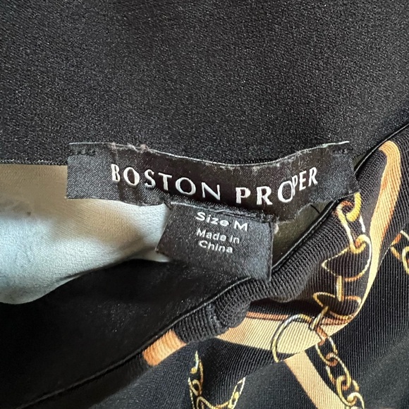 Boston Proper Baroque Print Palazzo Pant Size Medium - Picture 13 of 14